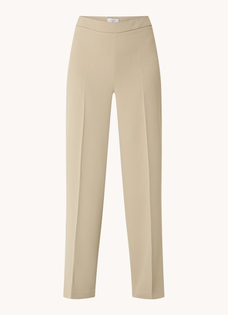 Pantaloni Lucas Dante 6 cu talie înaltă, cu talie largă și cu o cută bine definită.