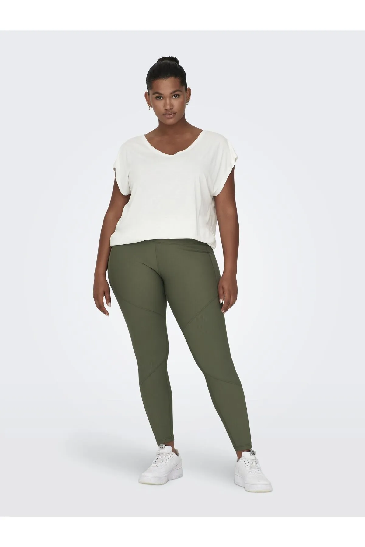 Only Play  Sport-Leggings - Grün - Mittlerer Bund