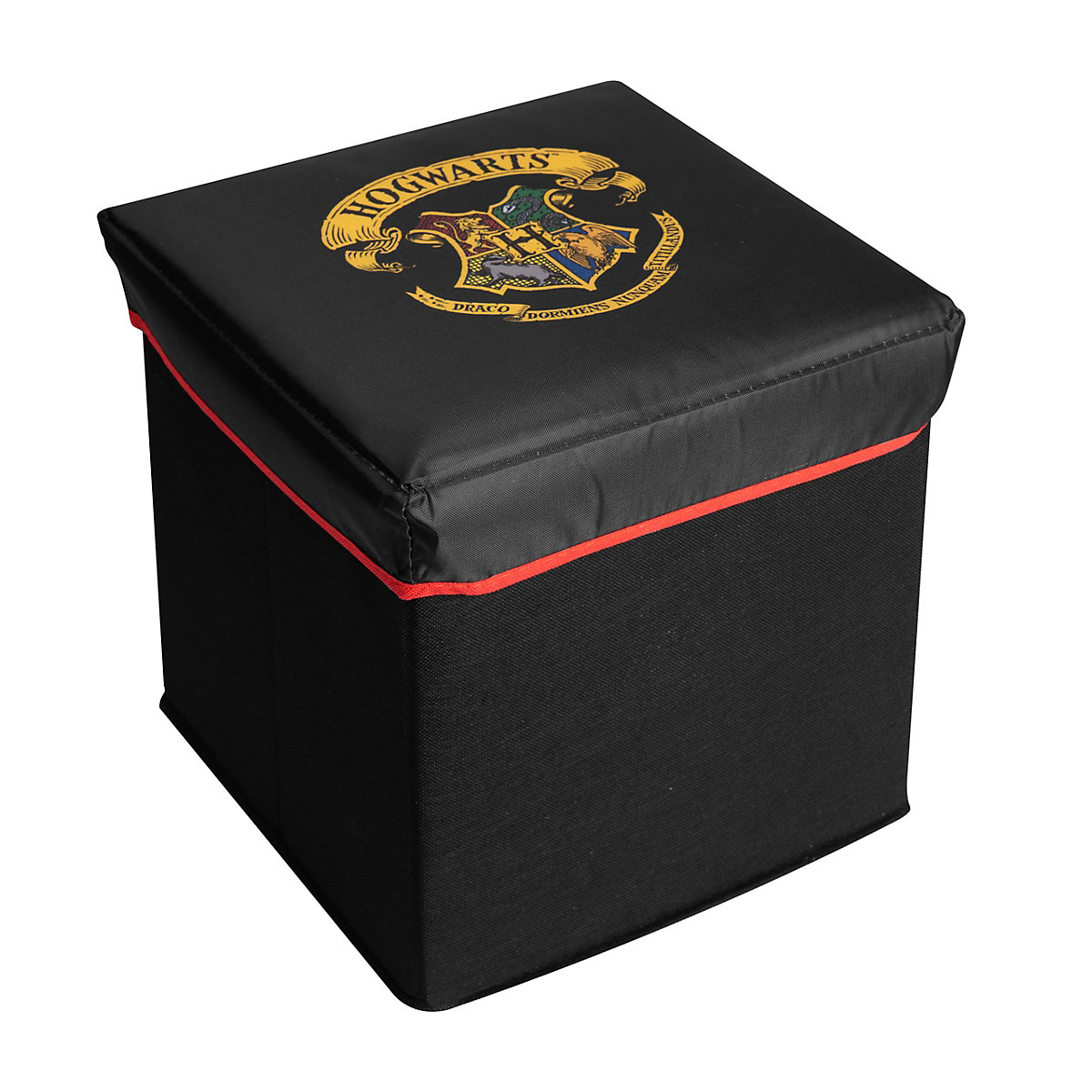 Harry Potter Aufbewahrungsbox mit Deckel - Hogwarts Spielzeugkiste ideal für Kallax Regal  28,5x28,5x28,5 cm Aufbewahrungsboxen
