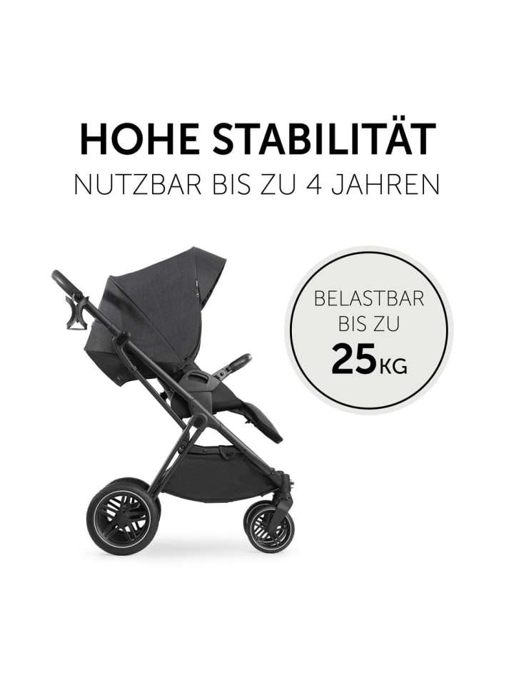 Hauck Kombi-Kinderwagen Vision X Duoset Silver in schwarz günstig kaufen onesize