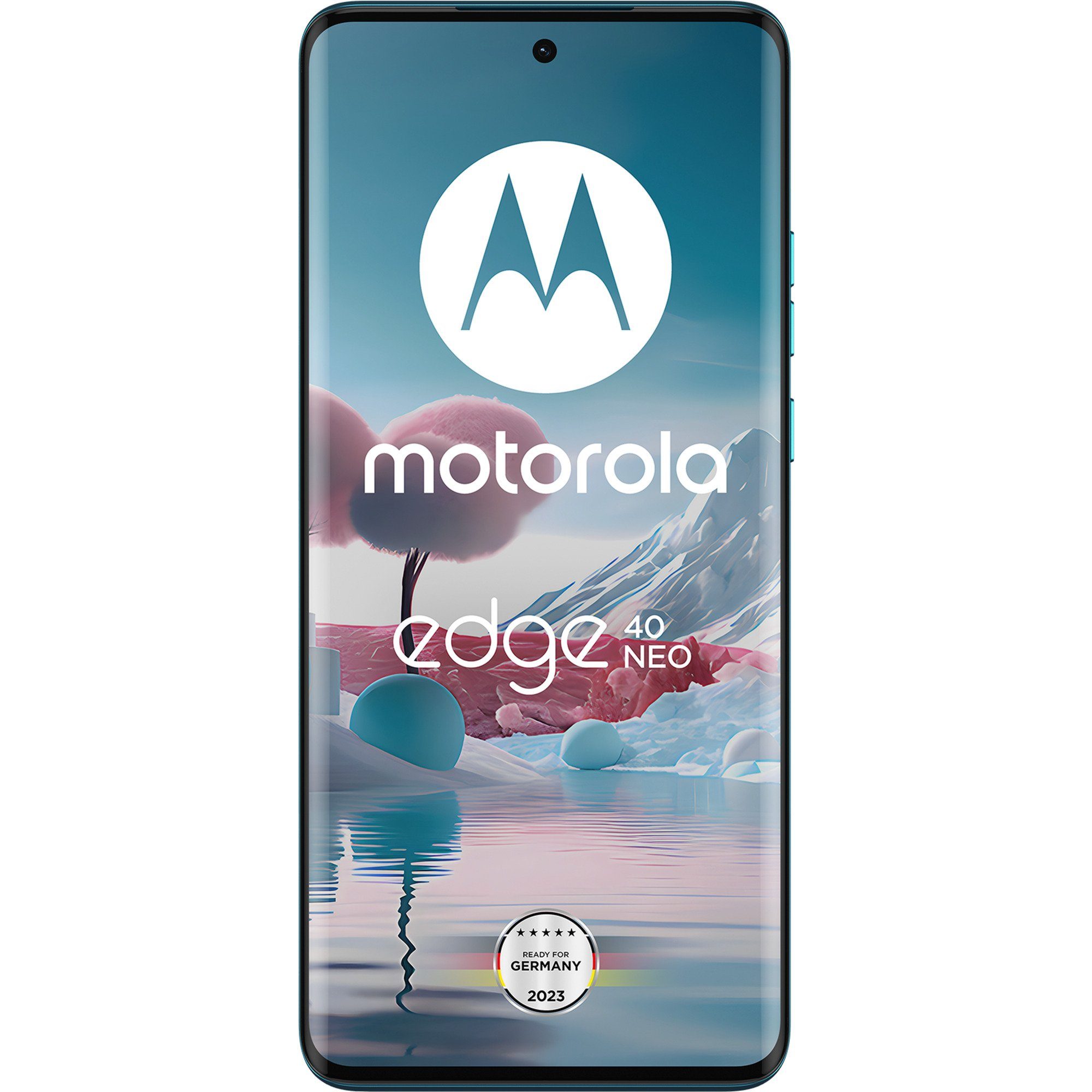 Motorola Motorola edge 40 Neo 256GB, Handy, (Caneel Bay, Smartphone (50 MP MP Kamera)
