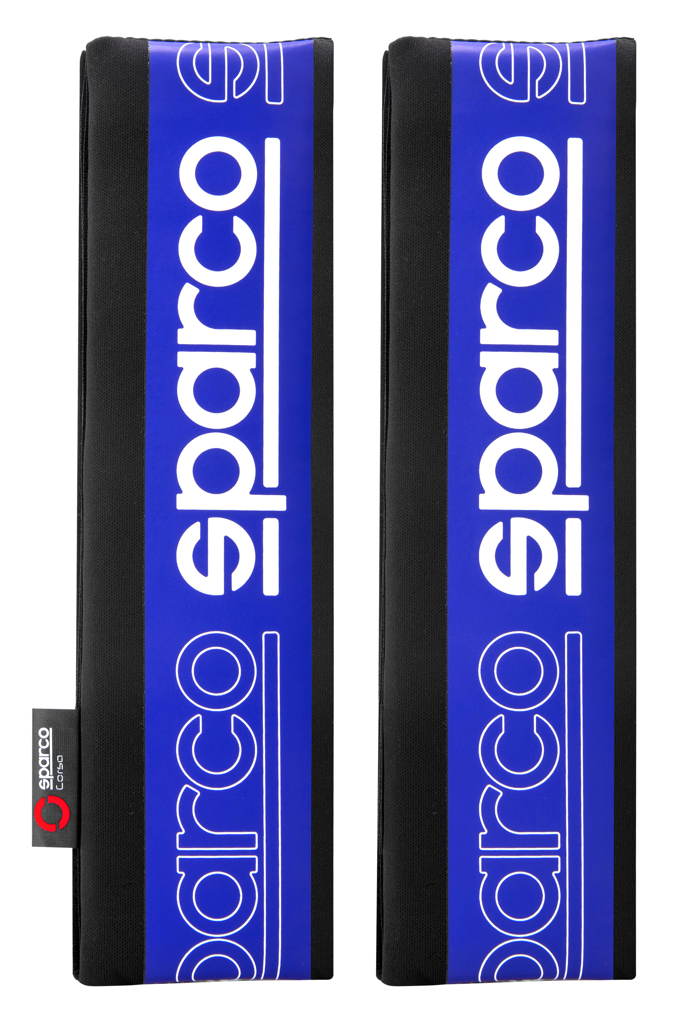 Gurtpolster von Sparco, blau/schwarz, 2 Stück - ATU