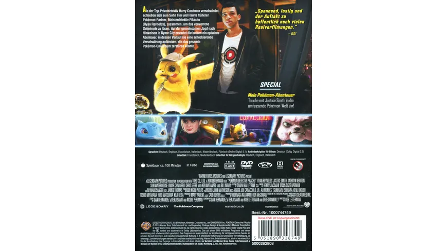 Pokemon Meisterdetektiv Pikachu