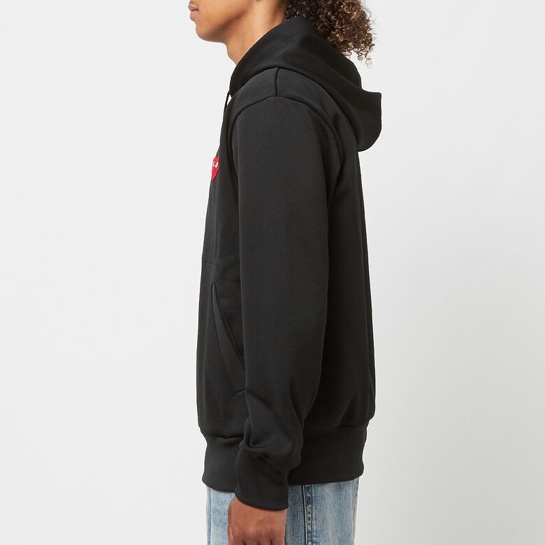 Comme des Garcons Play Hooded Sweatshirt black