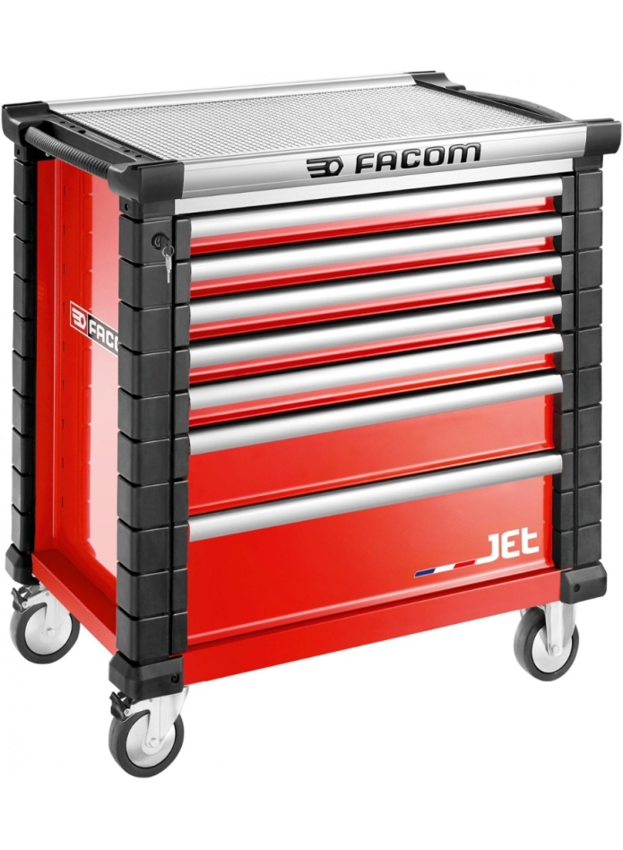 Carro de herramientas Facom JET.7M4A de 7 cajones M4 rojo