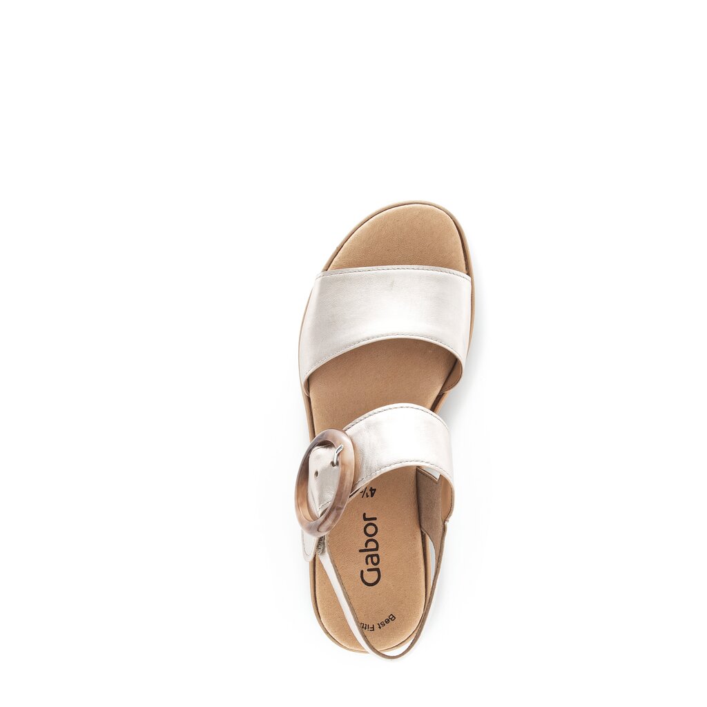Gabor fashion Plateau Sandale beige