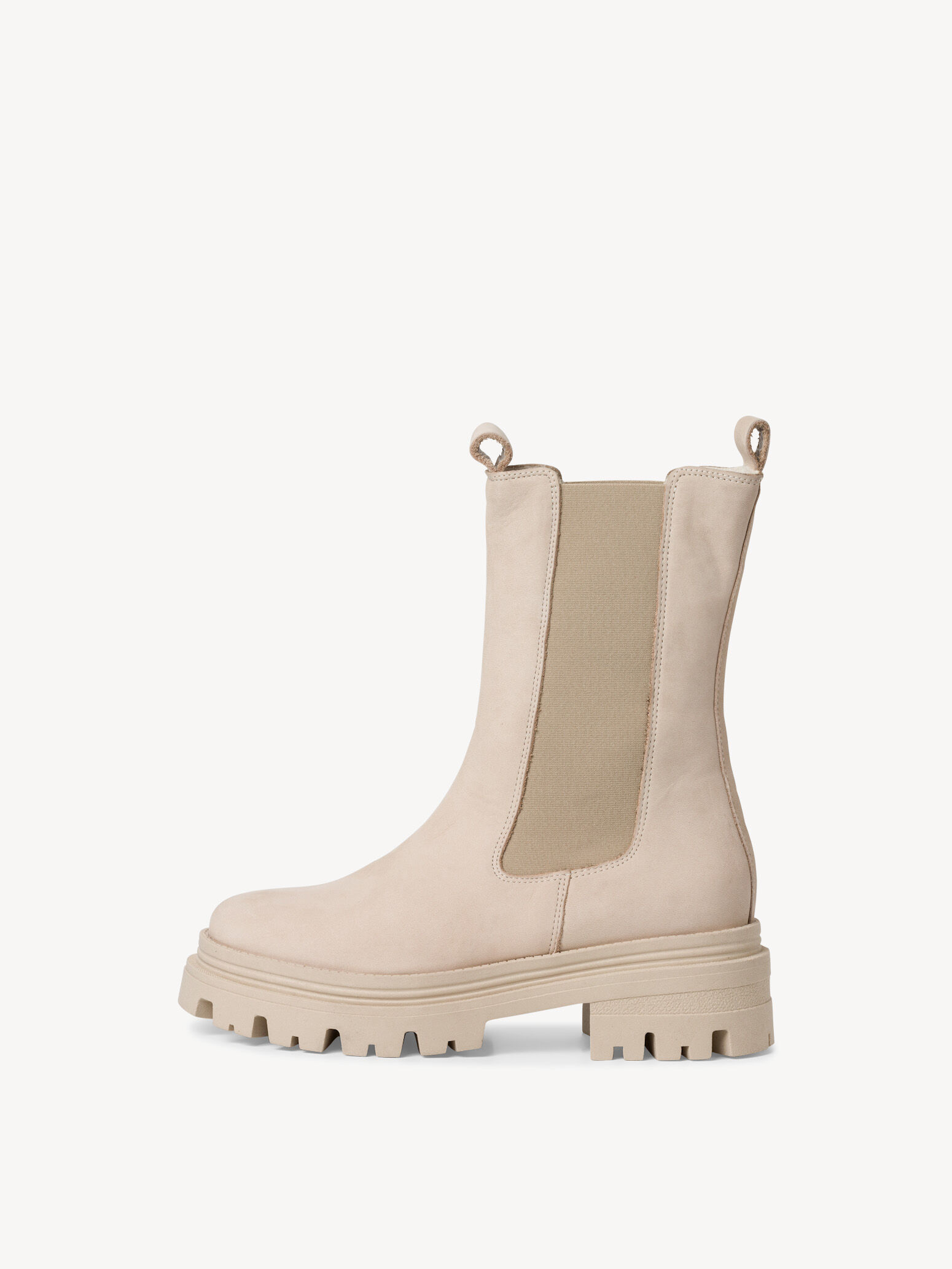 Bottine Chelsea en cuir - marron
