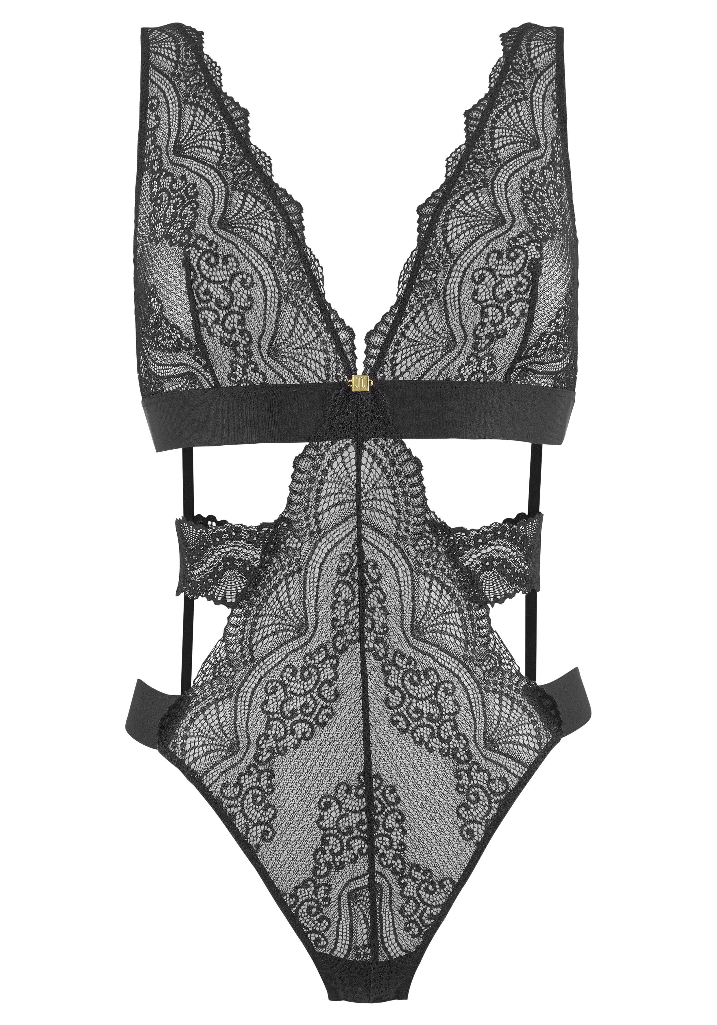 JETTE Body mit elastischen Spitzenbändern, sexy Dessous