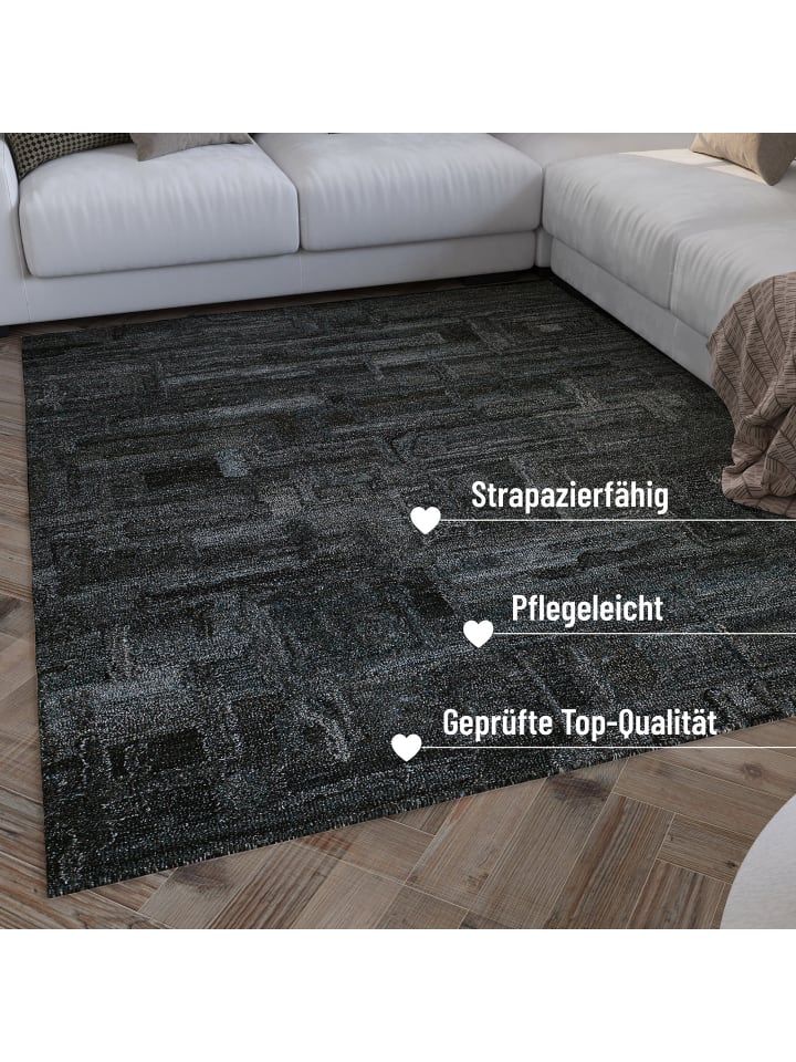 Wecon Home Läufer Hamptons FORTYTWO in dunkelblau-grau meliert günstig kaufen