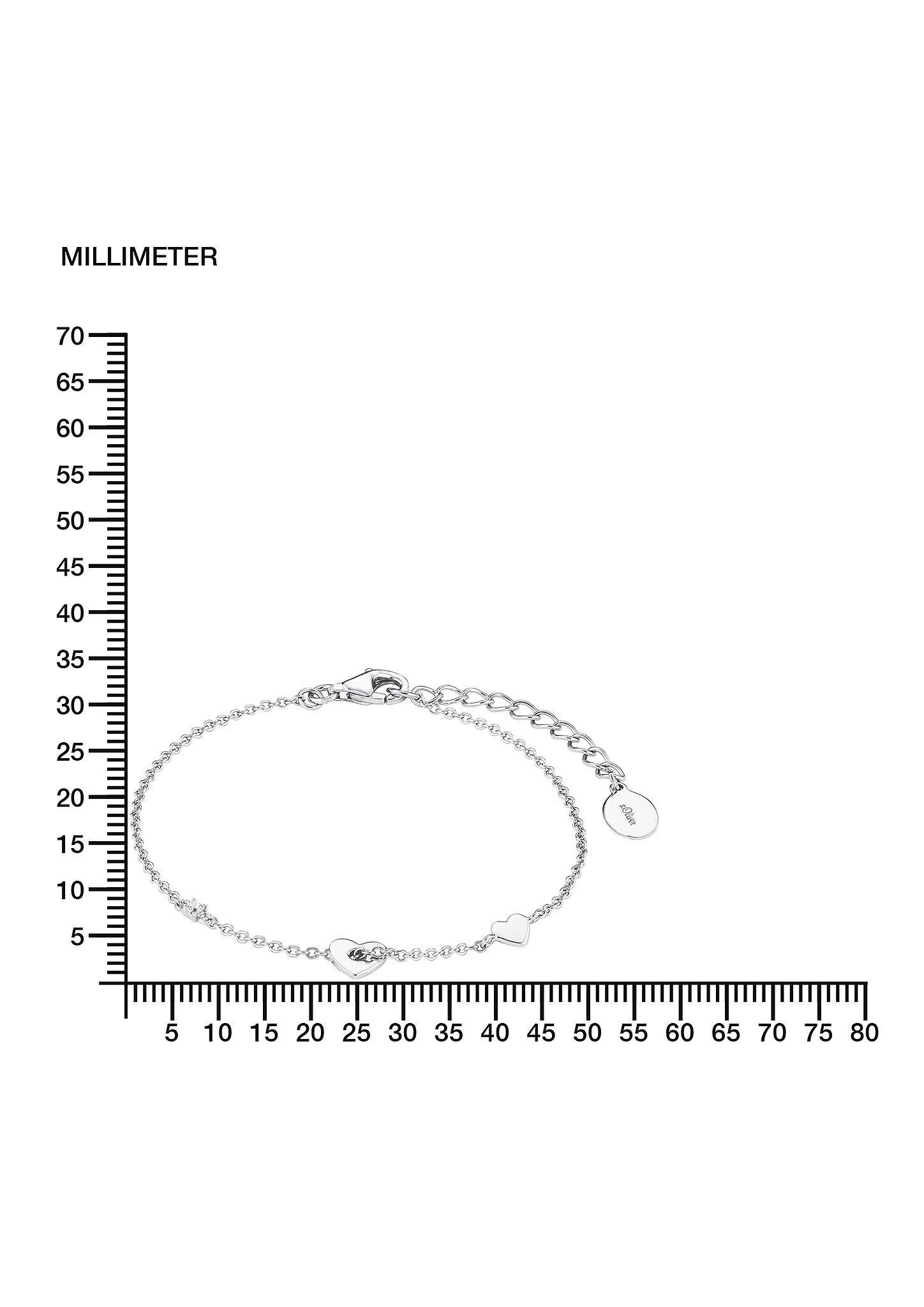 Silbernes Armband Herz mit Zirkonia  272.704.6412.0564-05E0