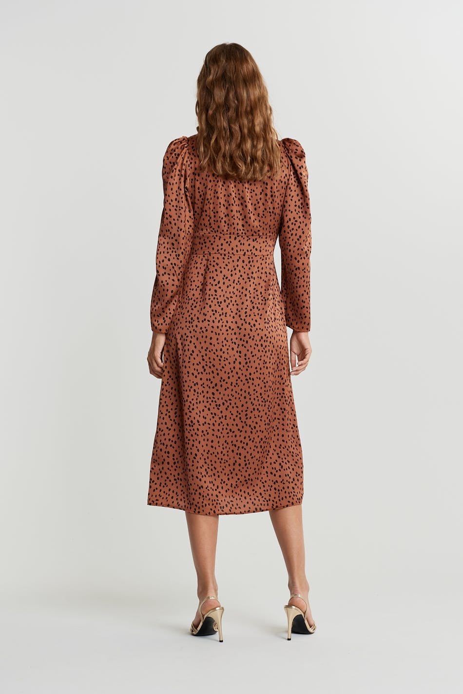 Button midi dress
