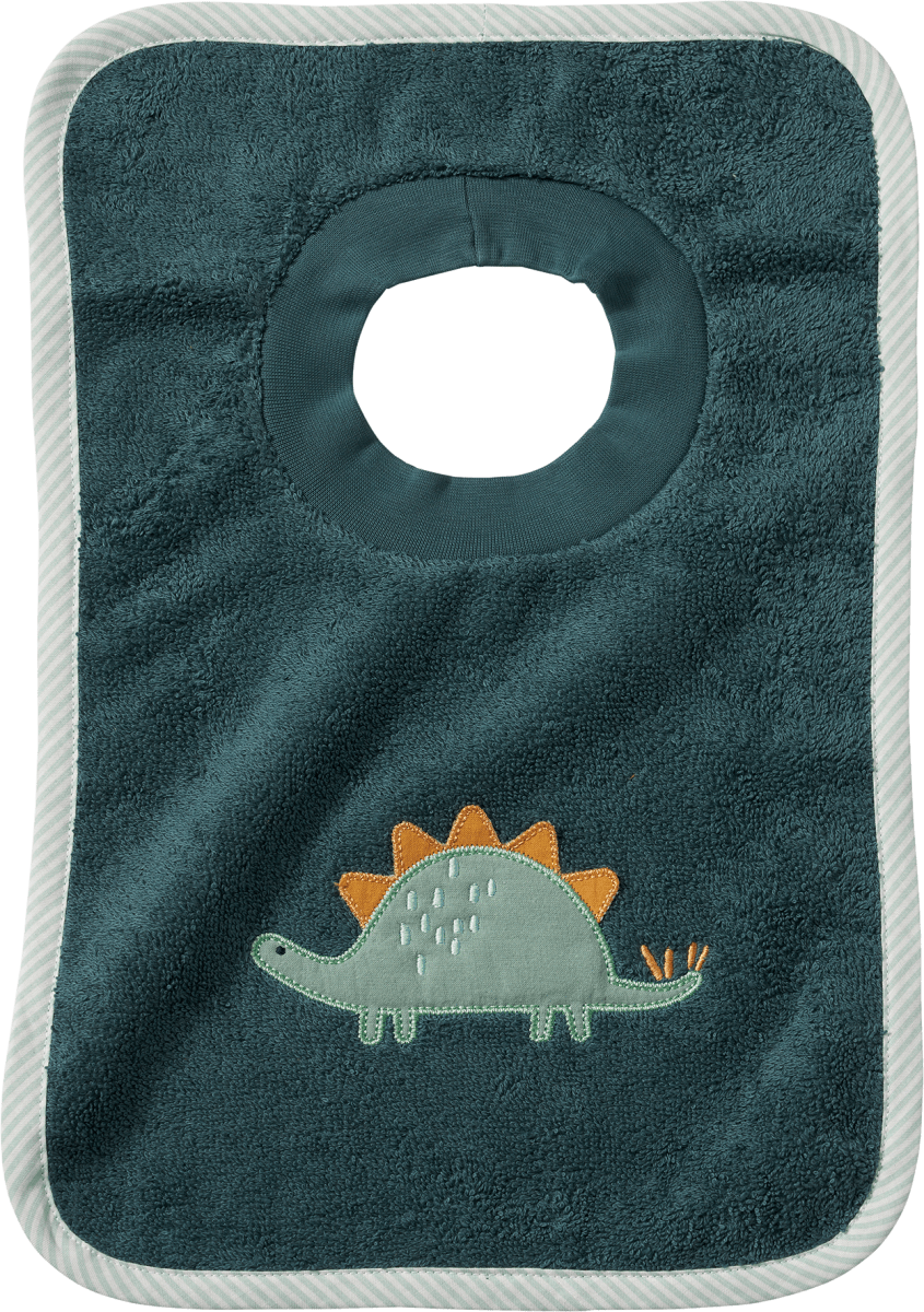 Lätzchen mit Dino-Motiv, grün, 1 St