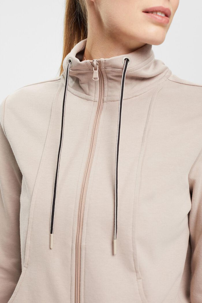 Sweatshirt mit Reißverschluss, Baumwollmix