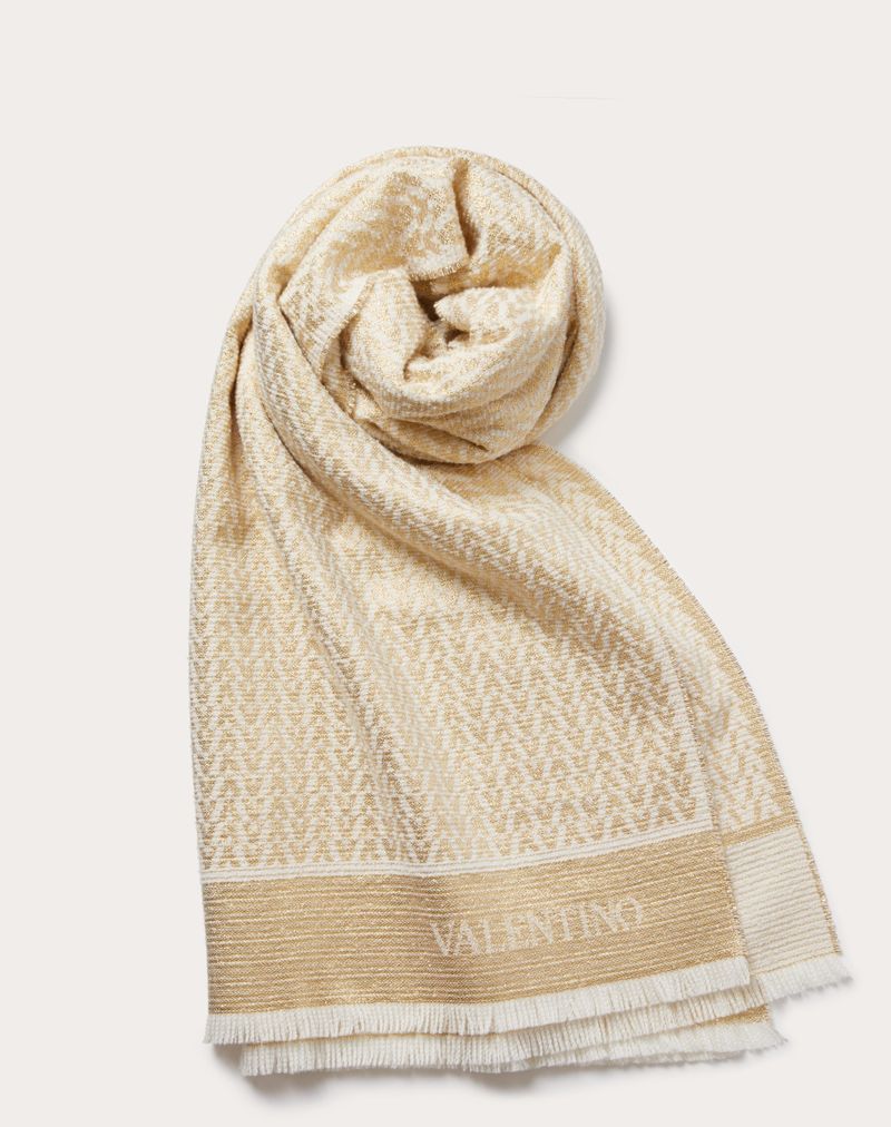 VALENTINO OPTICAL STOLE I ULD- OG LUREXBLANDING