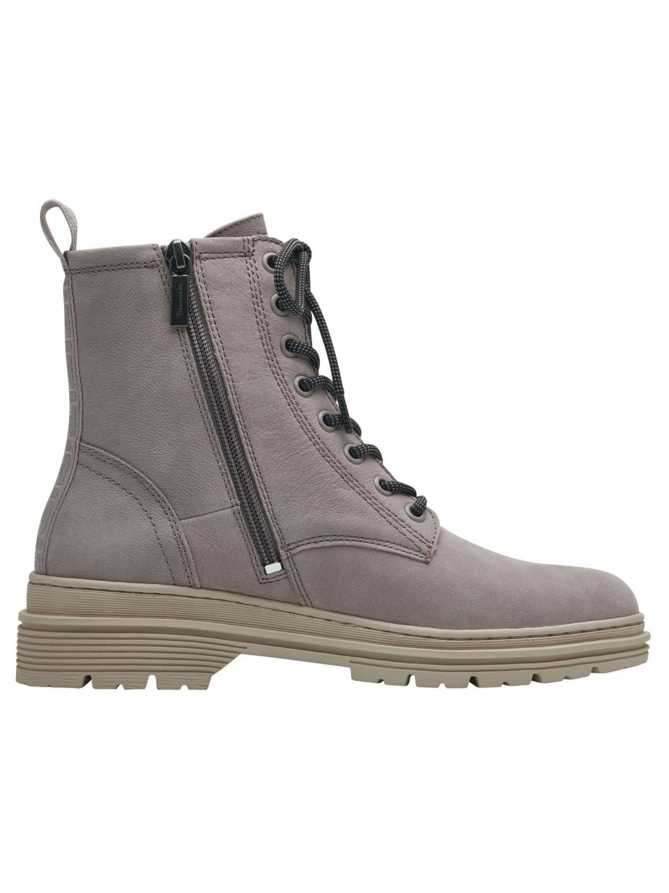 TAMARIS Freizeit Schnürer taupe TAMARIS