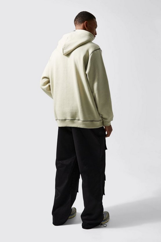 Active Oversize Hoodie mit Naht-Detail