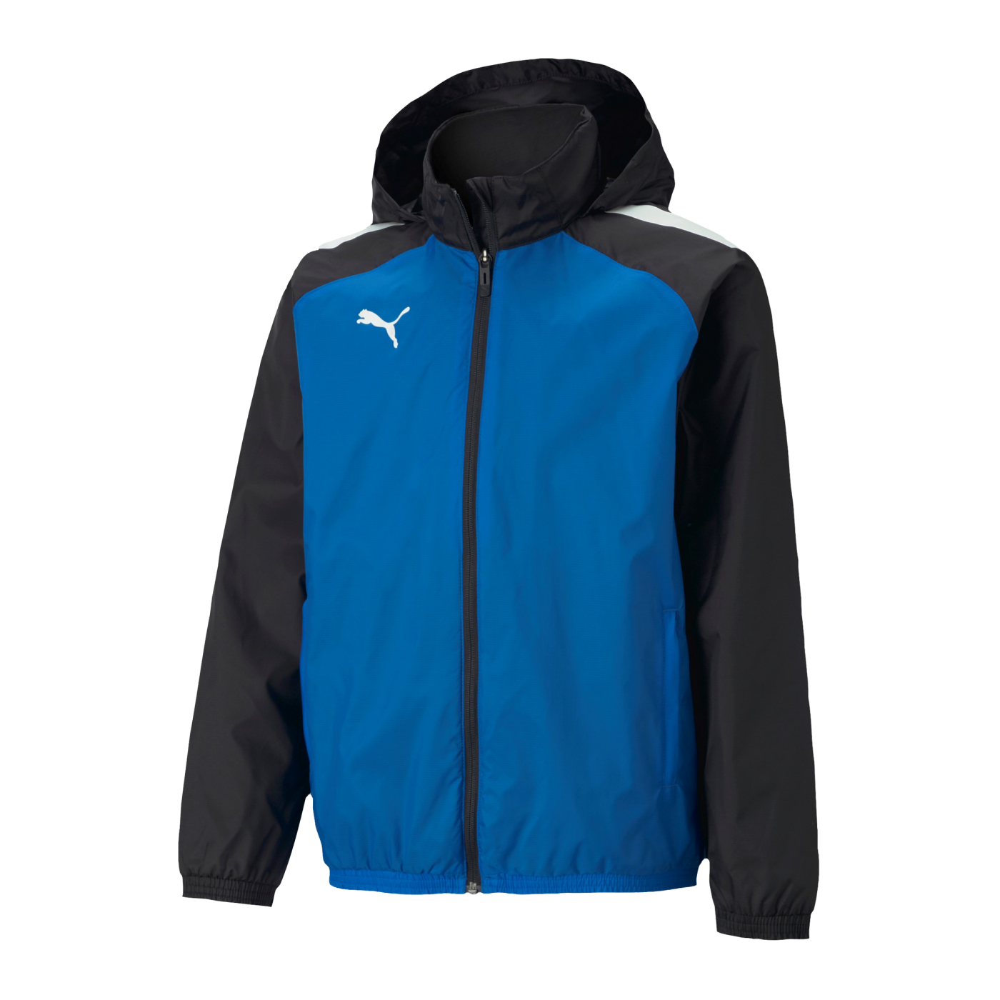 PUMA teamLIGA Allwetterjacke Kids Blau F02