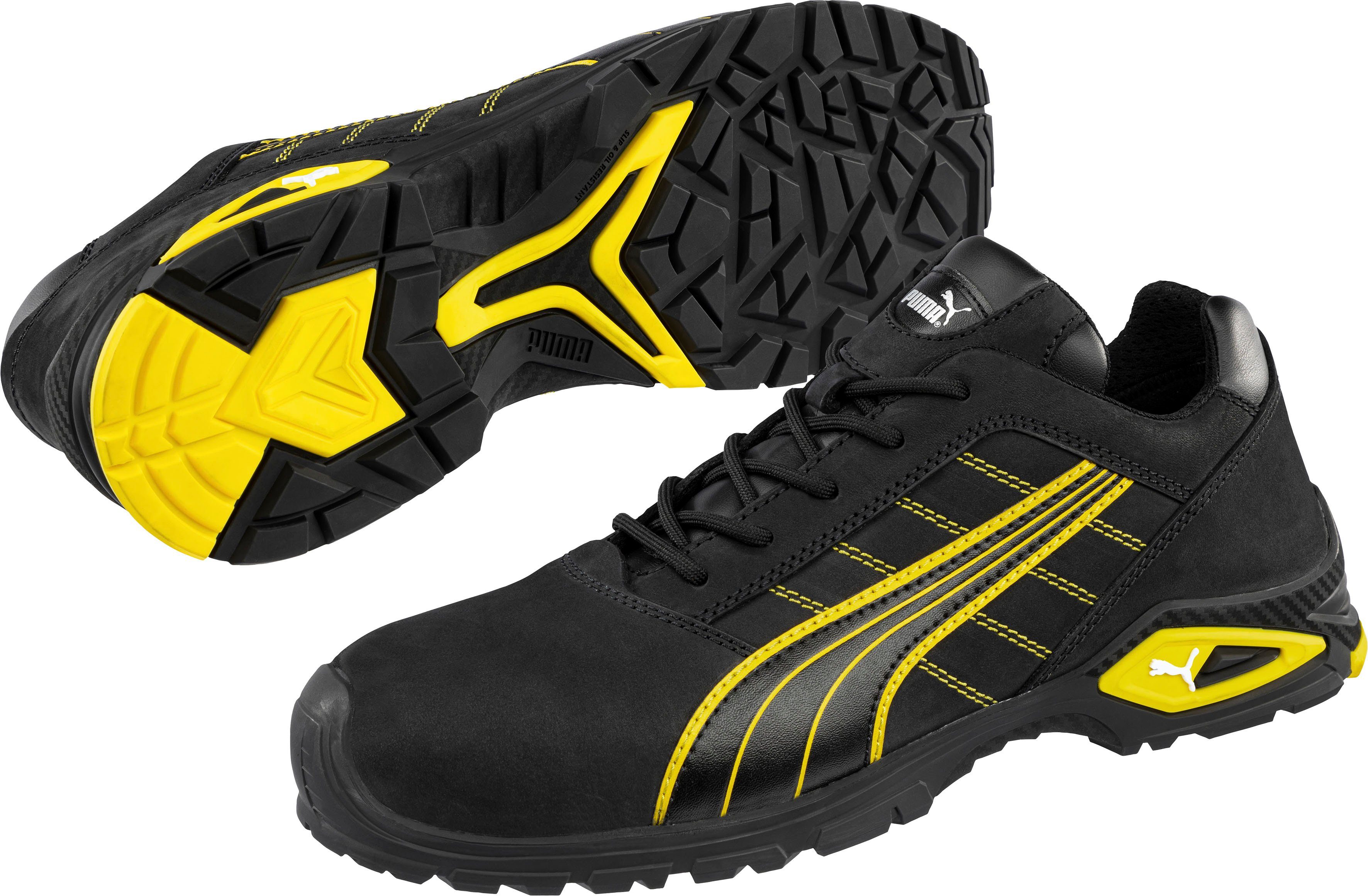 PUMA Safety Amsterdam Low Sicherheitsschuh Sicherheitsklasse S3L FO SR, evercushion® RELIEF“ Premium-Einlegesohle