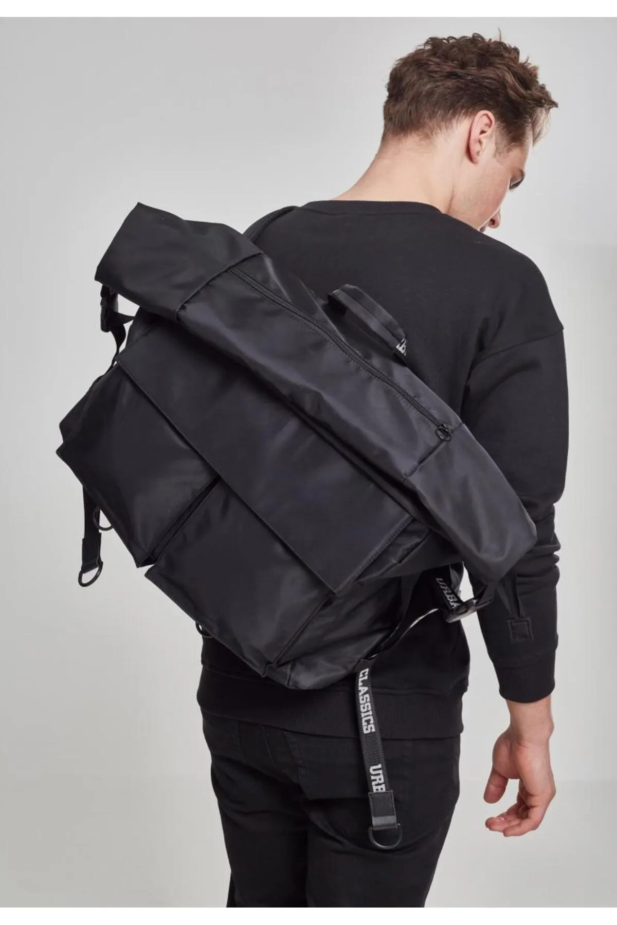 Urban Classics  Messenger Bag - Schwarz - Unifarben