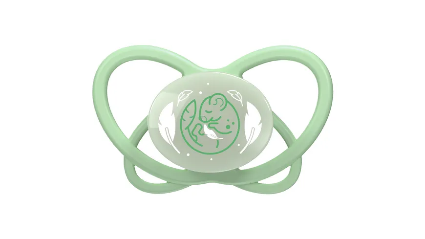 nip®Schnuller My Butterfly Night Green Silikon Größe 2 (5-18 Monate)