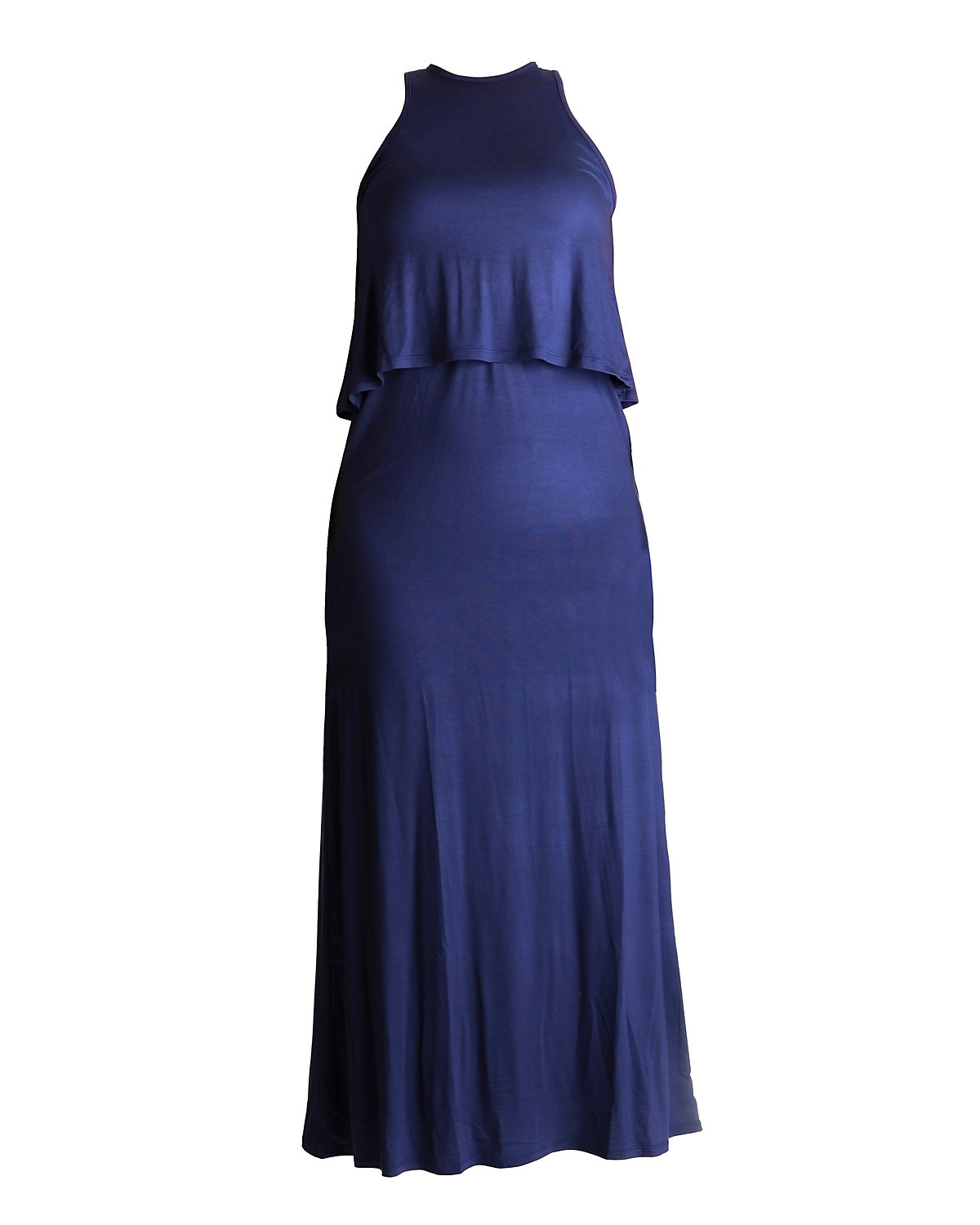 Stillkleid Double layer maternity & nursing maxi dress Stillkleider
