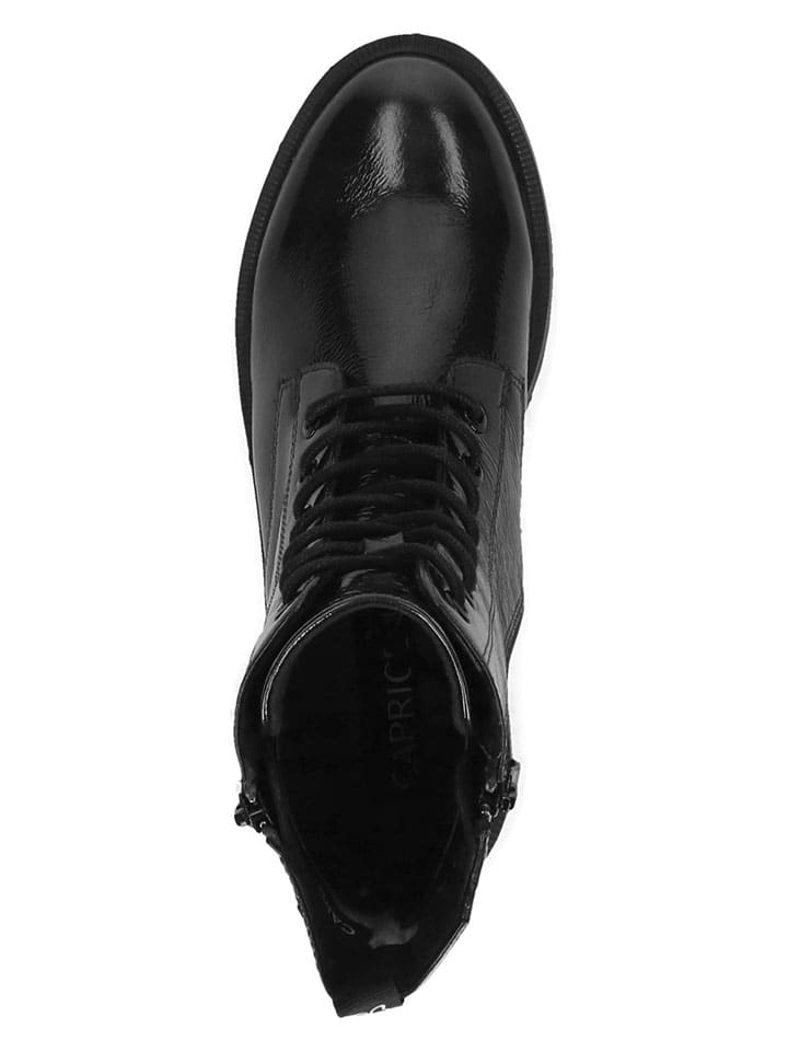 Caprice Leder-Boots in Schwarz günstig kaufen