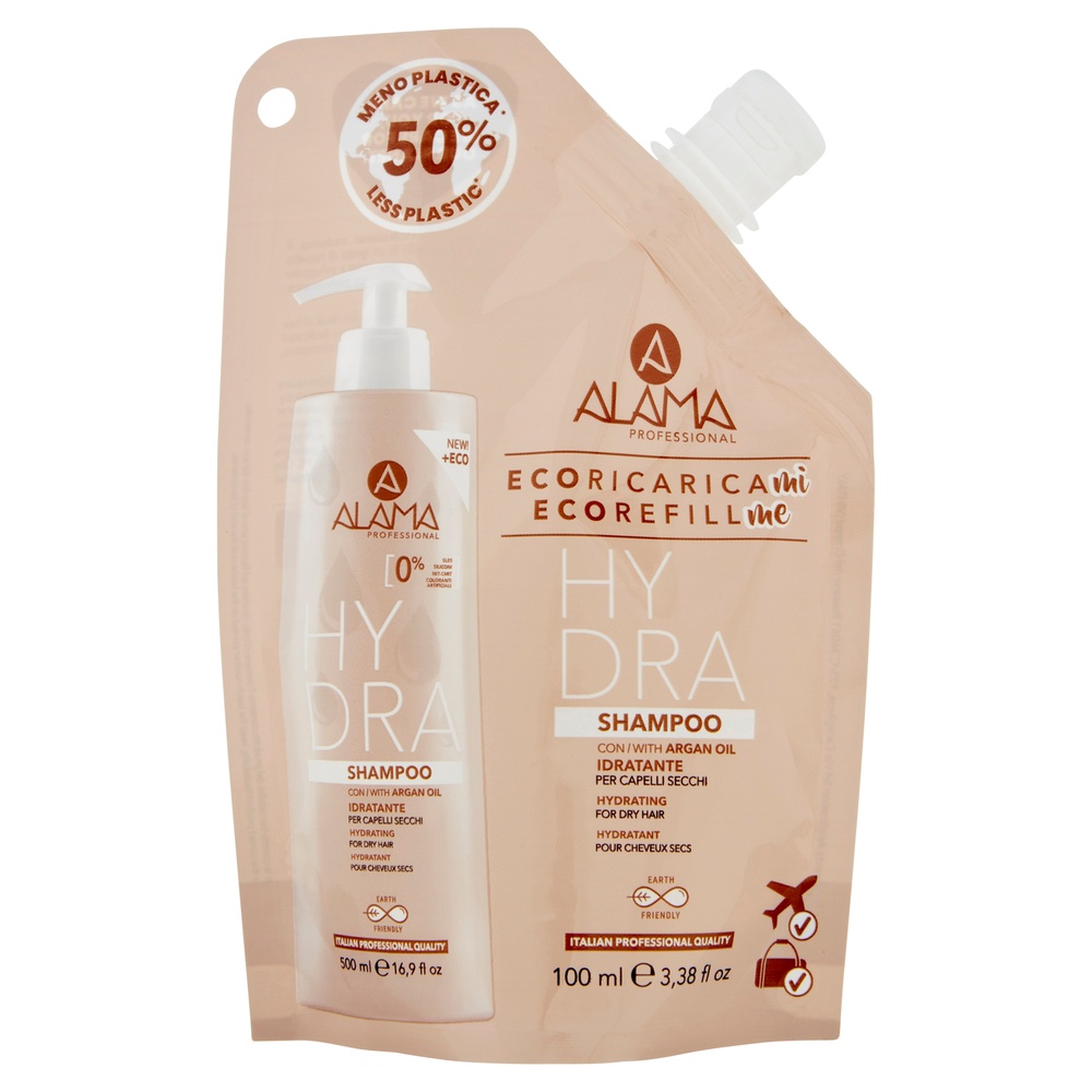 alama professional ECO REFILL SHA HYD  SHAMPOOING TANT POUR CHEVEUX SECS 100 ML SHAMPOOING