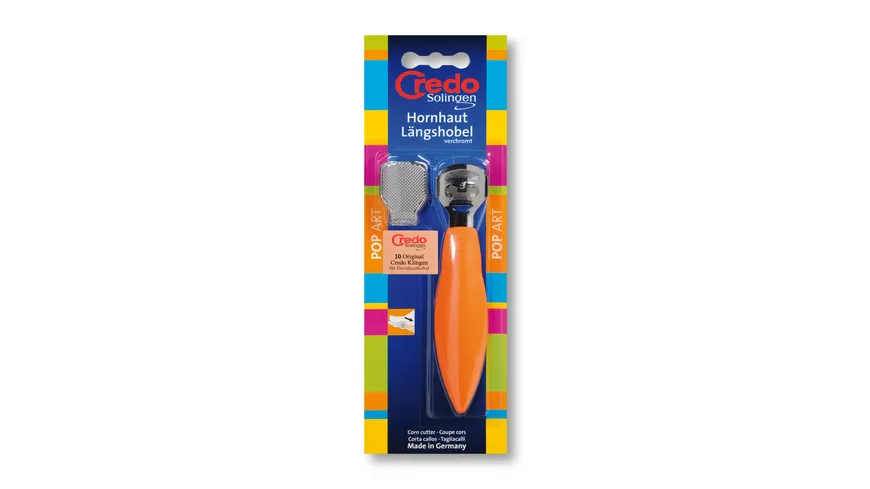 Credo Längshobel mit 10 Klingen + Raspelclip Pop Art