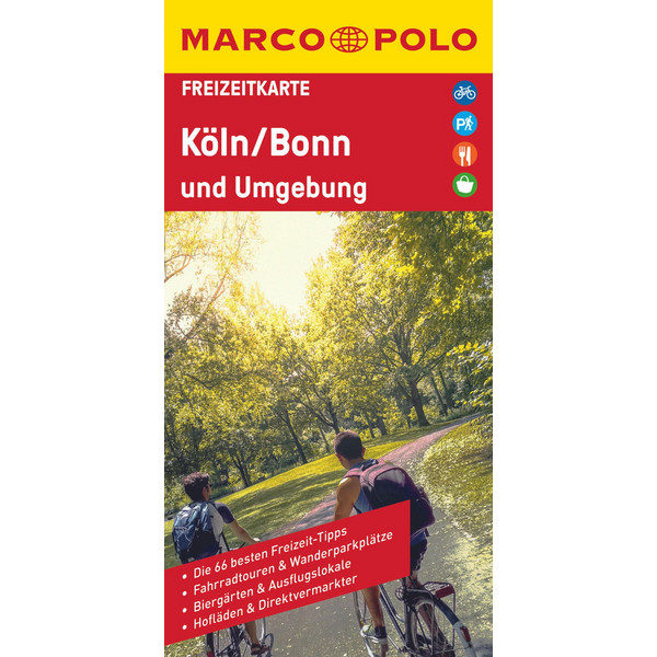 MARCO POLO FREIZEITKARTE KÖLN UND UMGEBUNG 1:110 000 - Stadtplan