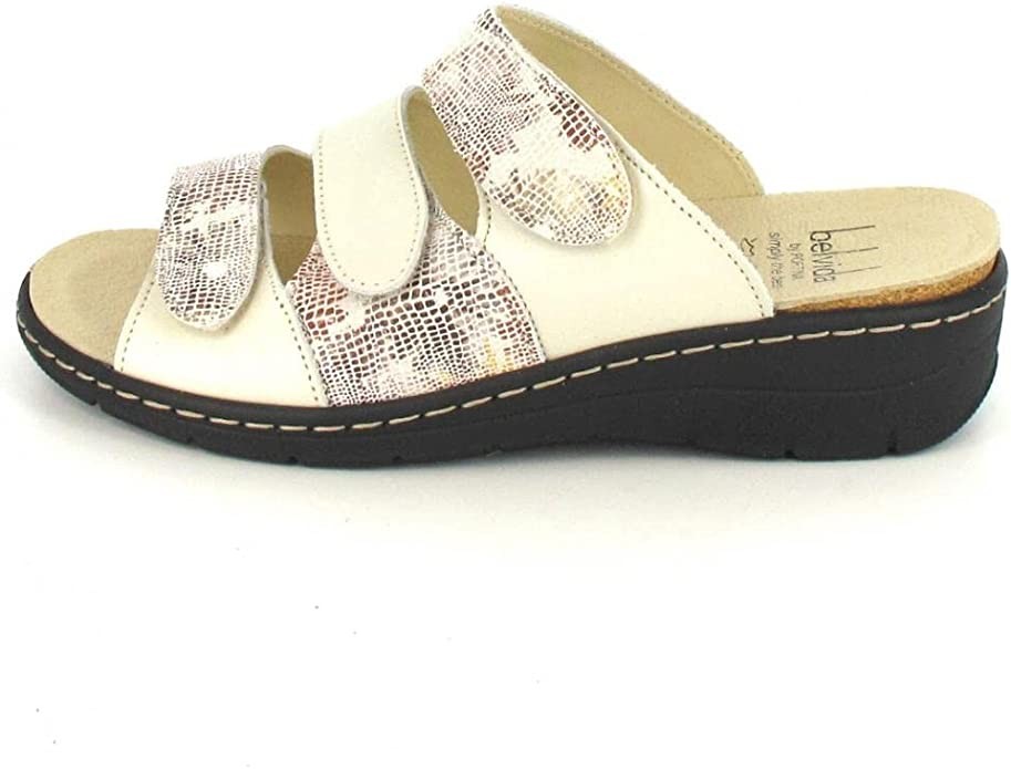 BELVIDA Klassische Sandalen beige