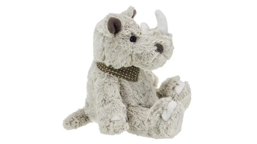 Müller - Toy Place - Plüsch Nashorn sitzend, 20cm