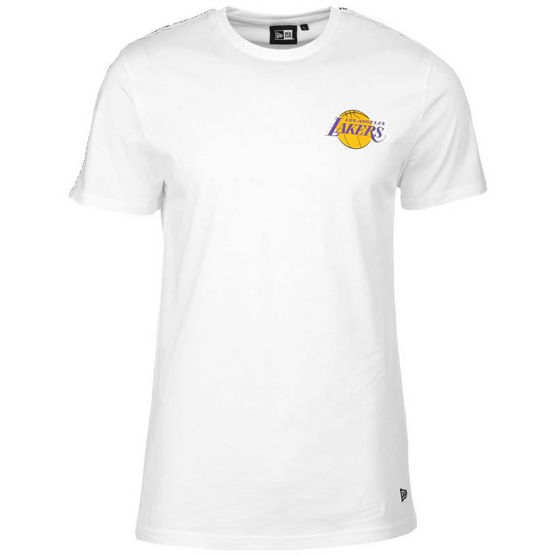 New Era NBA Los Angeles Lakers Sleeve Taping T-Shirt Herren