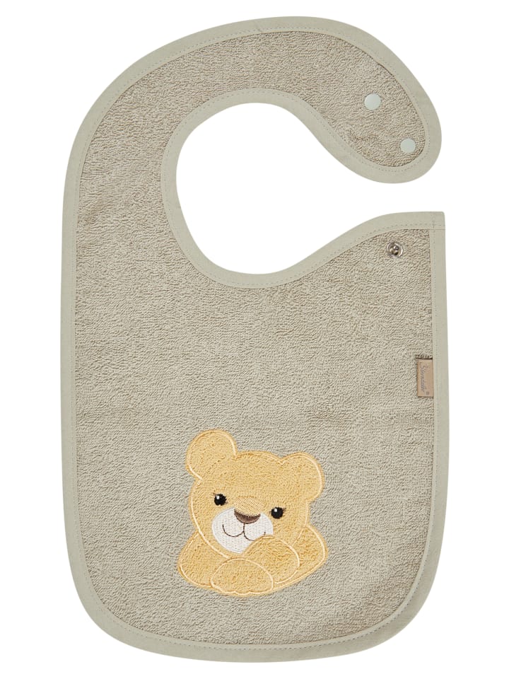 Sterntaler Lätzchen Druckknopf LÖWE Leo in steingrau günstig kaufen onesize