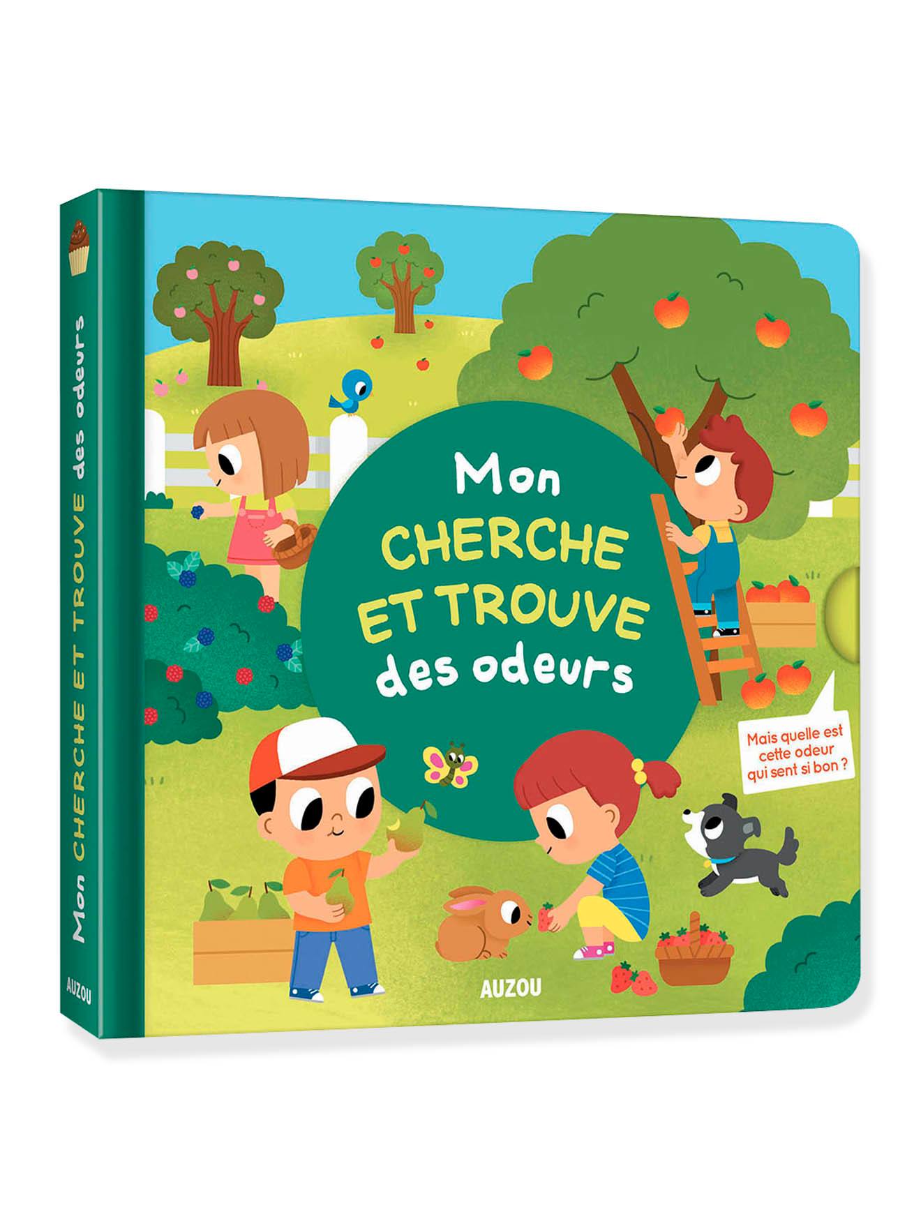 Livre Cherche et trouve des odeurs AUZOU vert