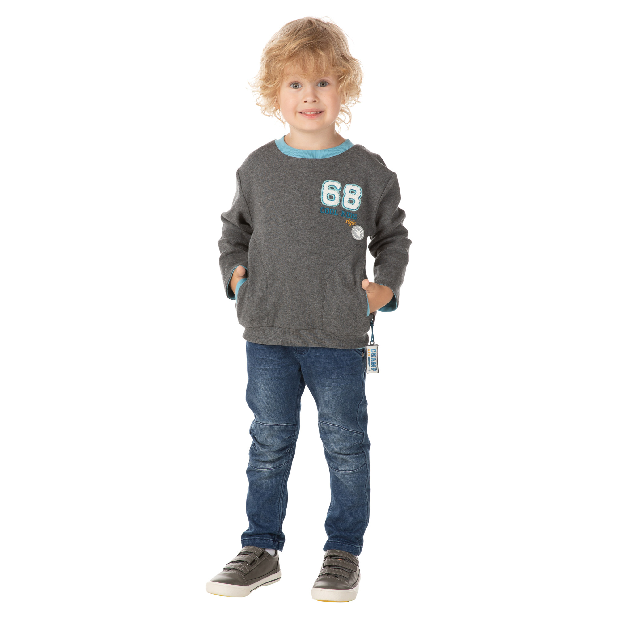 Coole Kinderjeans mit Knieeinsätzen