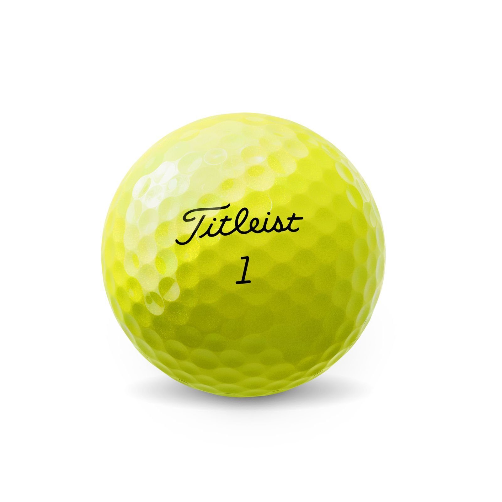 Titleist Golfball Pro V1 3-piece Golfbälle 12 Stück, Weichere gegossene Urethan-Elastomer-Schale,High-Flex-Mantelschicht für wenig Spin im langen Spiel