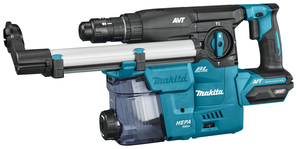 Makita HR009GZ02 kombinētais perforators SDS-Plus ar putekļu nosūkšanu 40 V maks., bez akumulatora un lādētāja