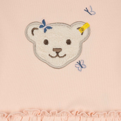 T-Shirt langarm, rosa für Mädchen