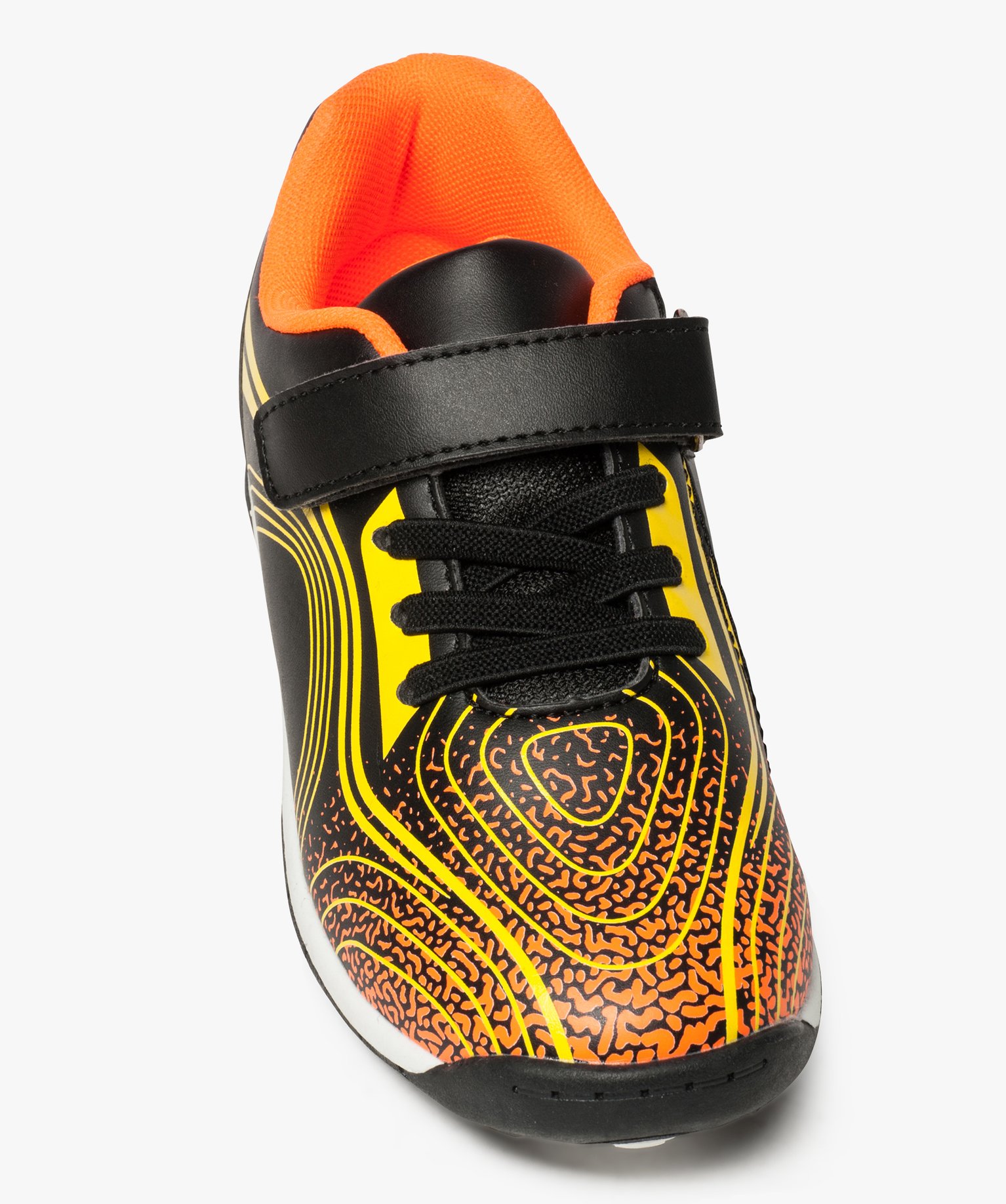 Baskets Garçon multicolores à crampons fermeture scratch d... noir | GEMO