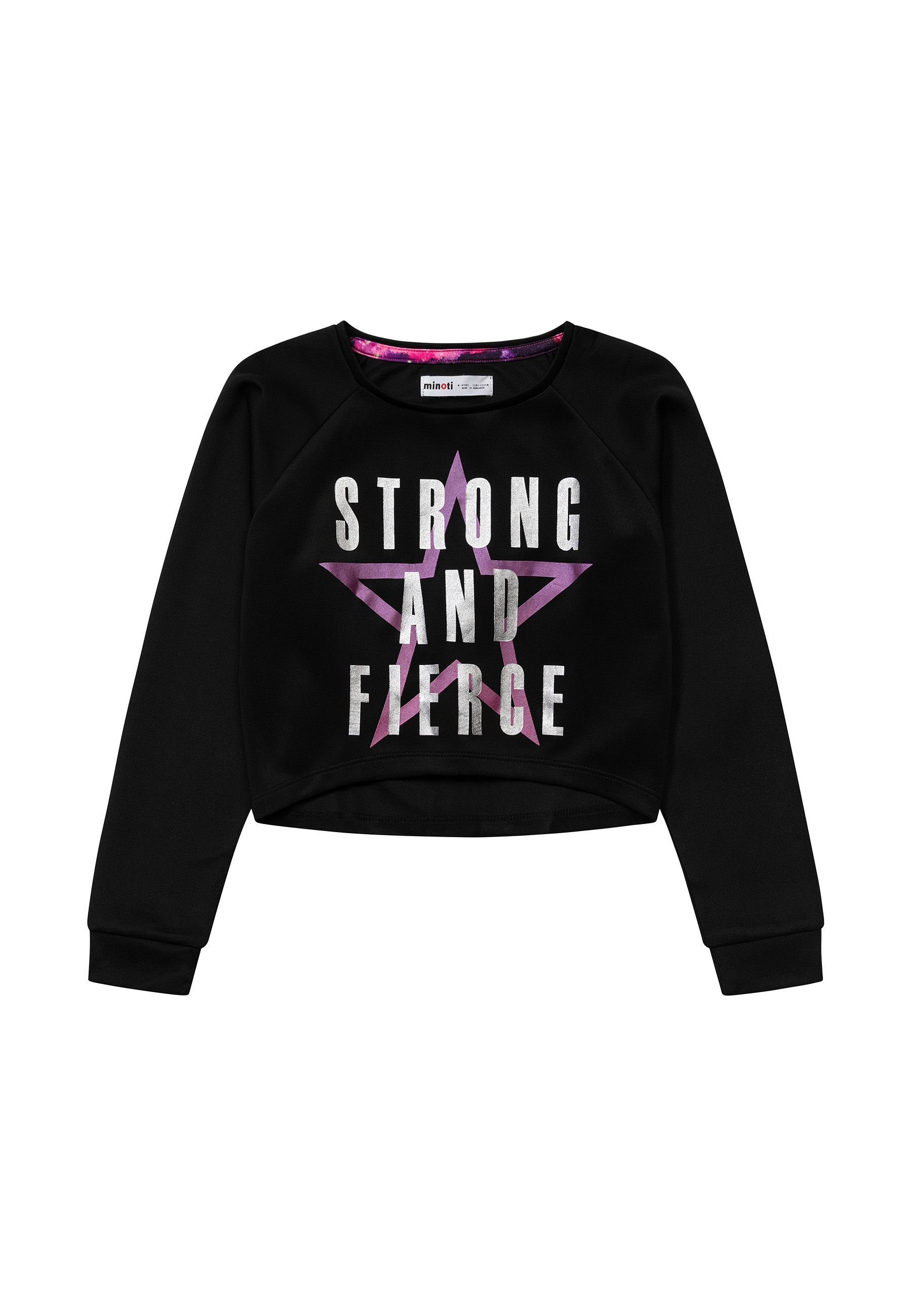MINOTI Laufshirt Langärmeliges Crop-Top(3y-14y)