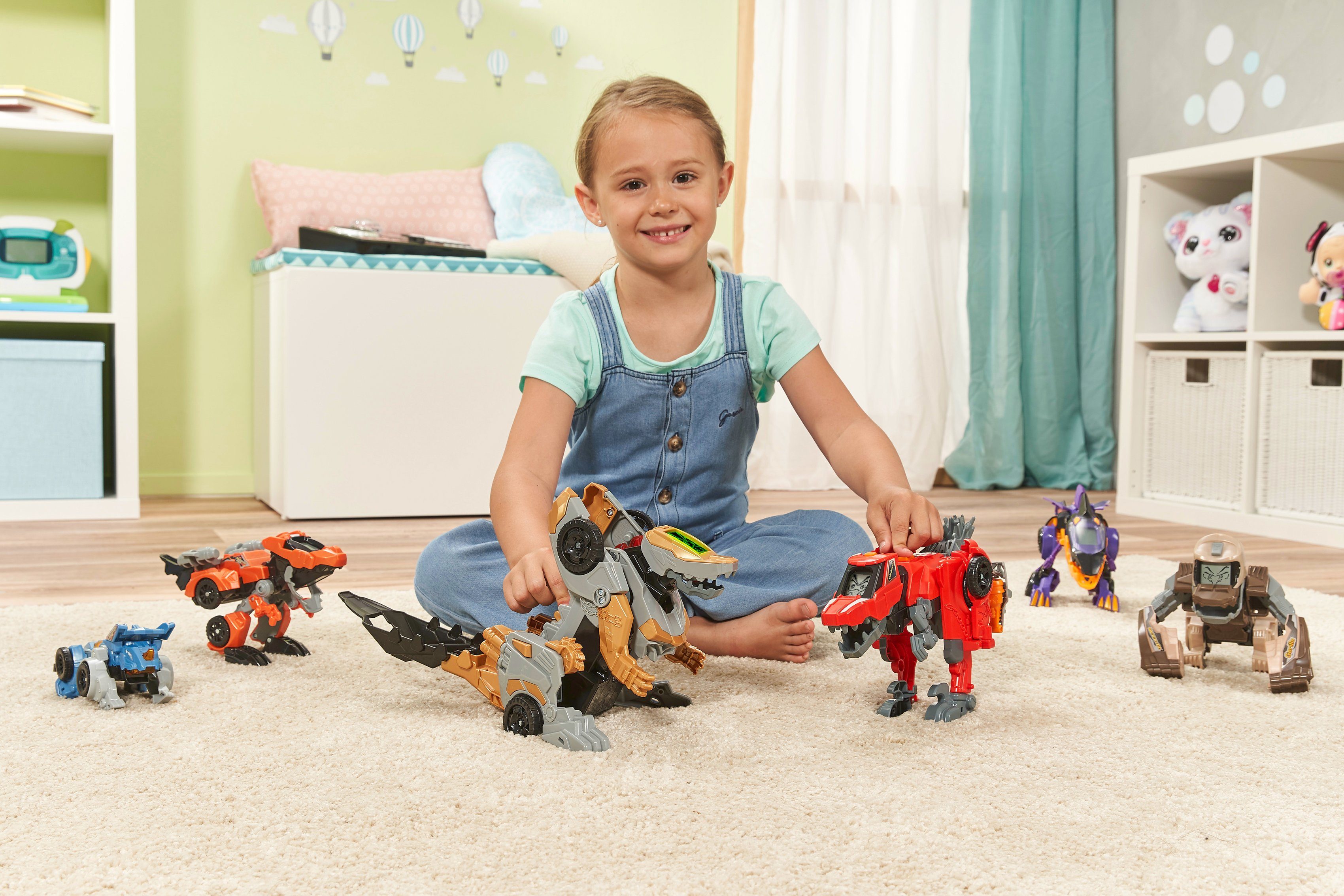 Vtech® Actionfigur Switch & Go Dinos, Fighter-Velociraptor, mit Licht- und Soundeffekten