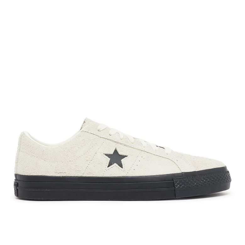 Converse Cons One Star Pro Shaggy Suede egret/egret/black