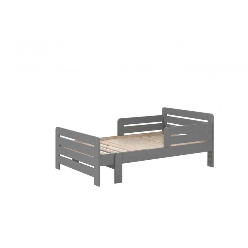 Lit évolutif 70x147/200cm Jumper gris