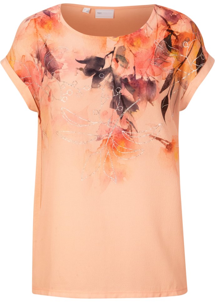 Blusenshirt mit Blumen-Print
