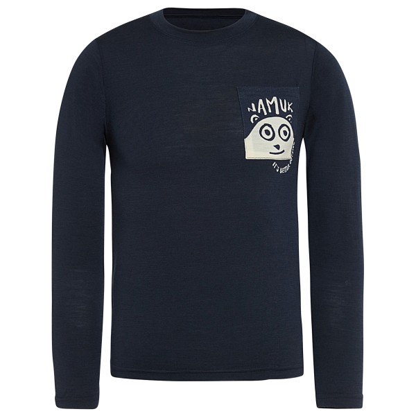 Namuk - Kid's Teri Merino Pocket Longsleeve - Merinoshirt