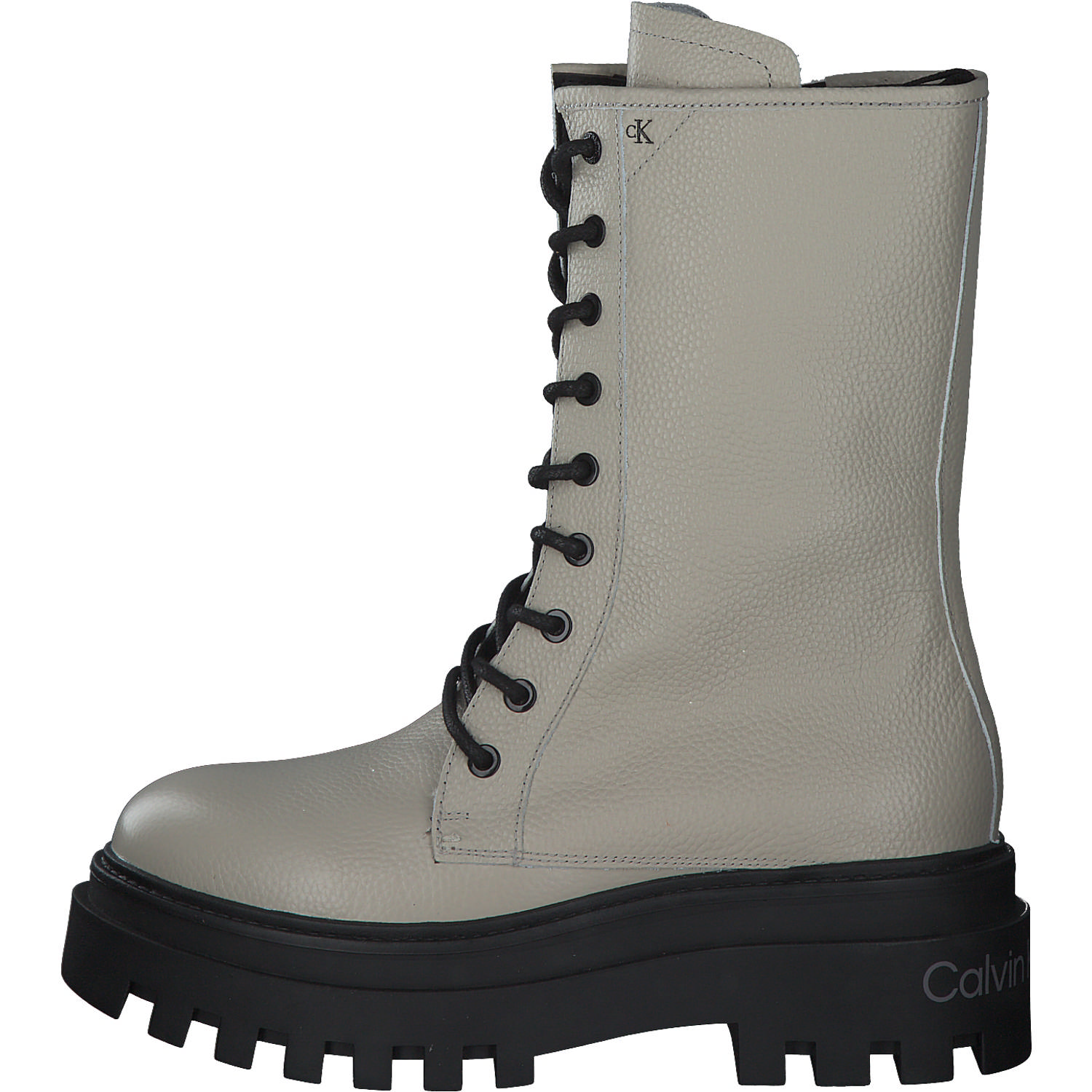 Calvin Klein YW0YW00843, Schnürstiefeletten, Damen, Beige