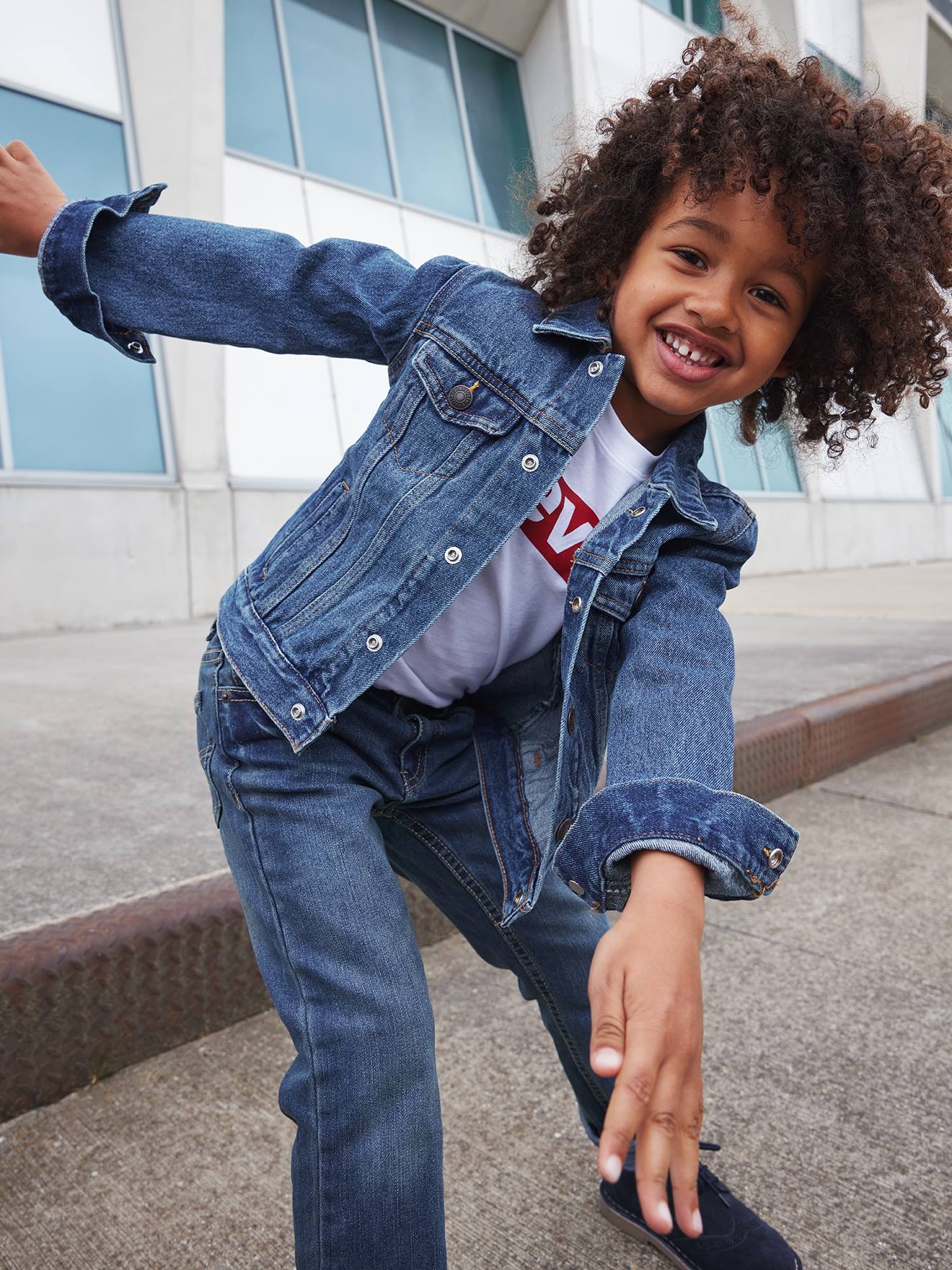 Veste en jean Trucker Jacket LEVI'S® bleu jean
