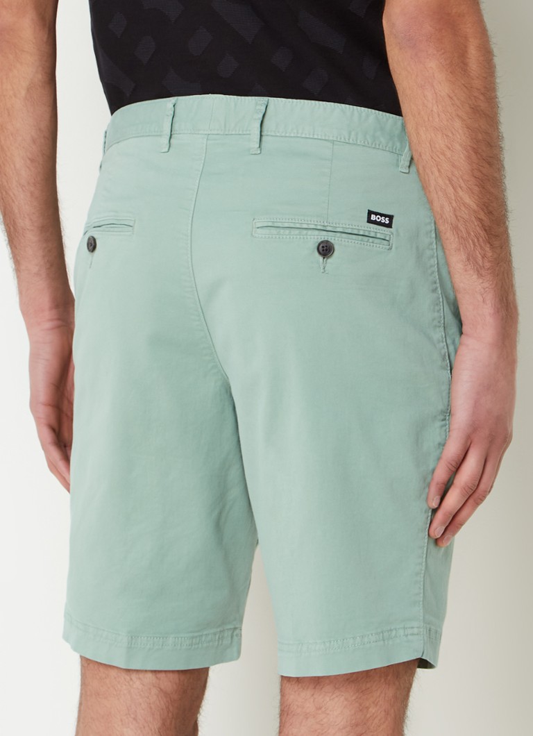 Pantaloni chino HUGO BOSS Slice slim fit cu buzunare laterale
