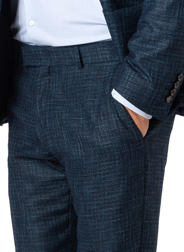 Strellson, Hose Melwin, Leinen, navy meliert