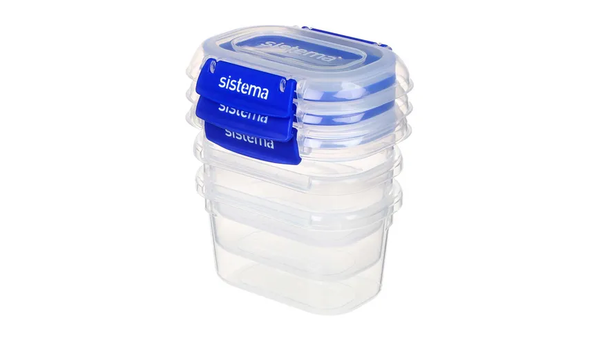 sistema Lunchbox Rectangle Klip IT 400ml 3er Pack